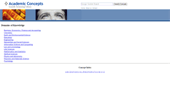 Desktop Screenshot of academicconcepts.net