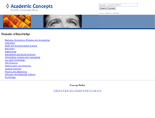 Tablet Screenshot of academicconcepts.net